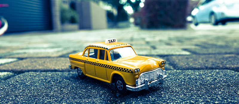 タクシーの模型
